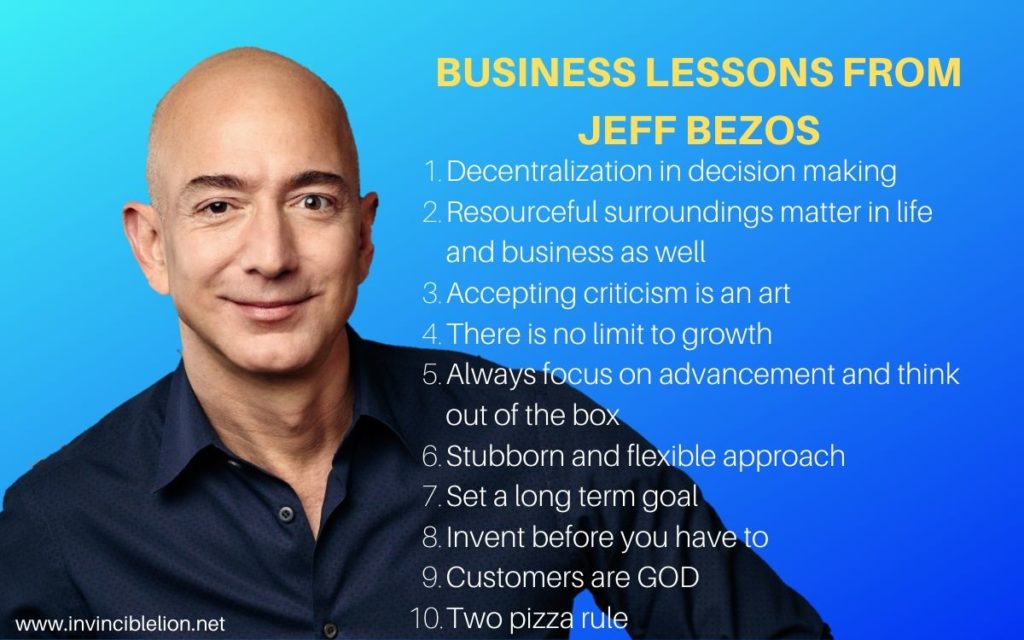 Business lessons from Jeff Bezos