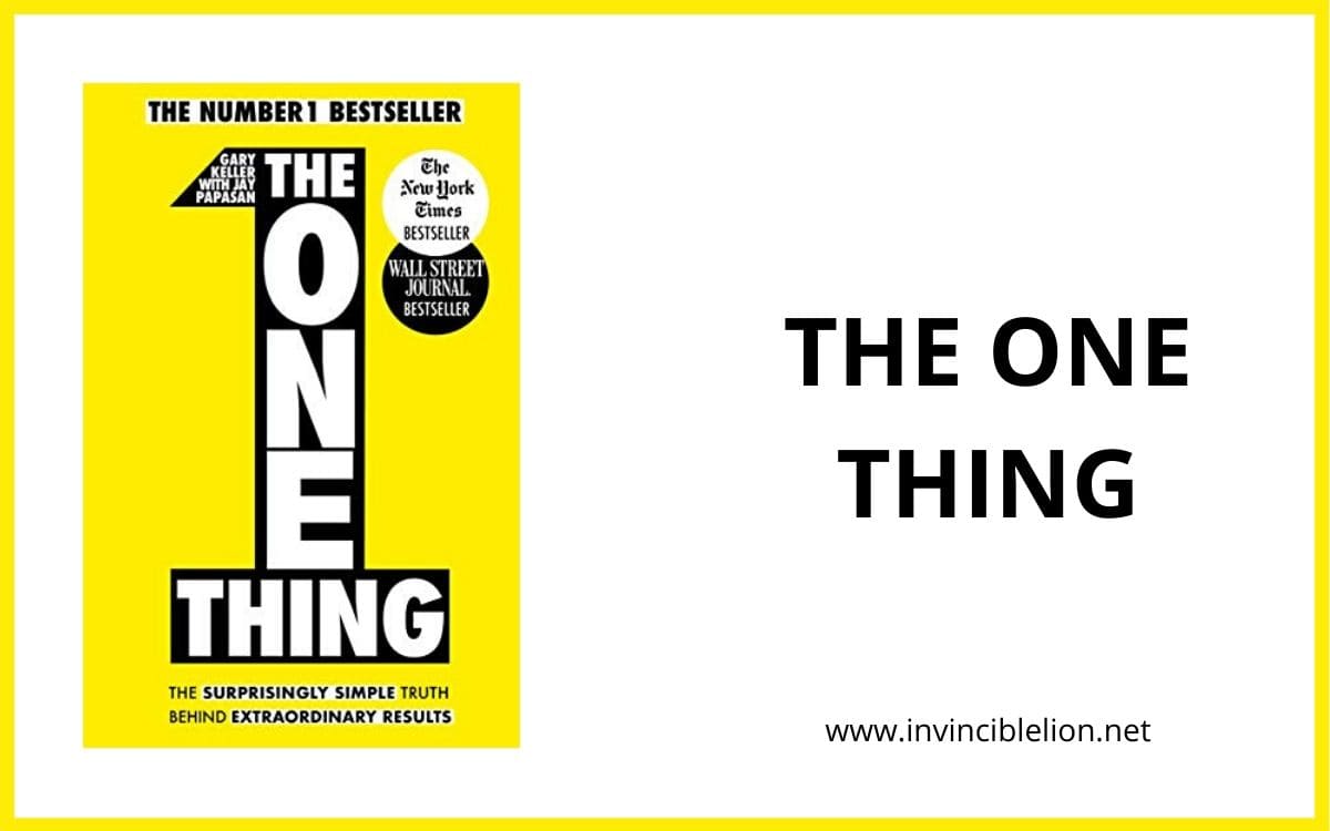 the one thing summary